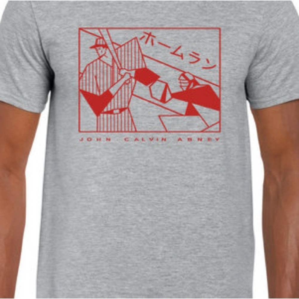Gray Band T! New upcoming musicians merch. John Calvin Abney. 🤠